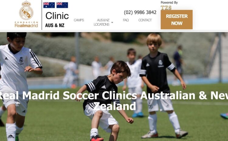 Real Madrid Soccer Camps Australia New Zealand