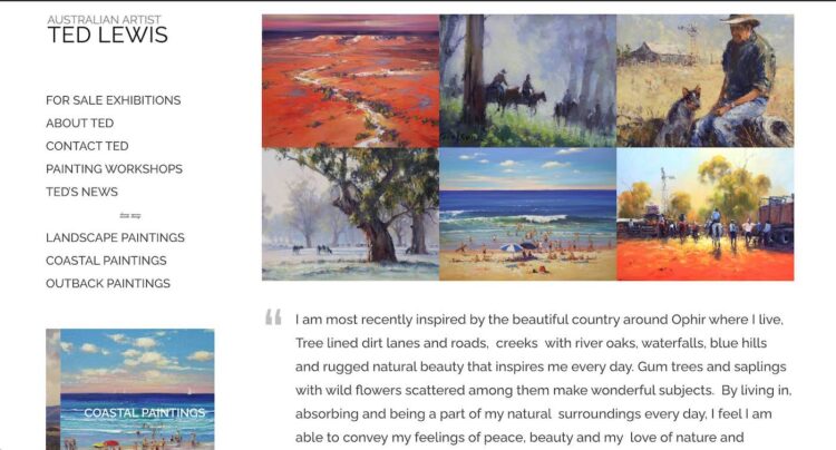 Ted Lewis Australian Artist