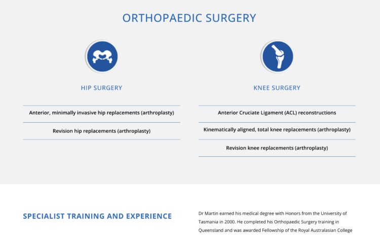 Maximising Online Visibility: Updating an Orthopaedic Surgeon's Website for SEO